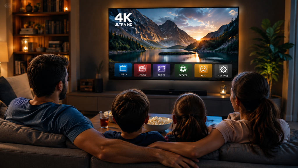 Günstiges IPTV Abonnement Angebot mit 4K Streaming Qualität